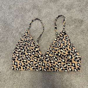 Cheetah bikini top